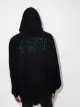 Raf Simons letter-appliqué cotton hoodie