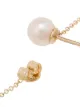 Mateo 14kt gold pearl chain earrings