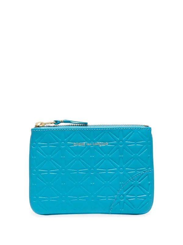 Marsupio con logo goffrato Farfetch Accessori Borse Portafogli e portamonete Blu 