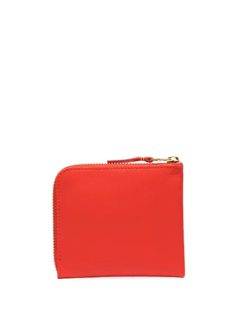cdg half zip wallet