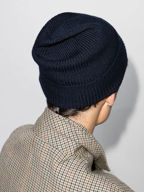 Moncler Ribbed Wool Beanie Hat - Farfetch