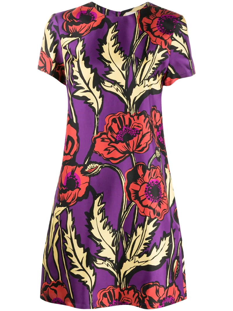 Click to view more detailed imagery on our partner's website La Doublej Women's Poppy Mini Dress In Blue