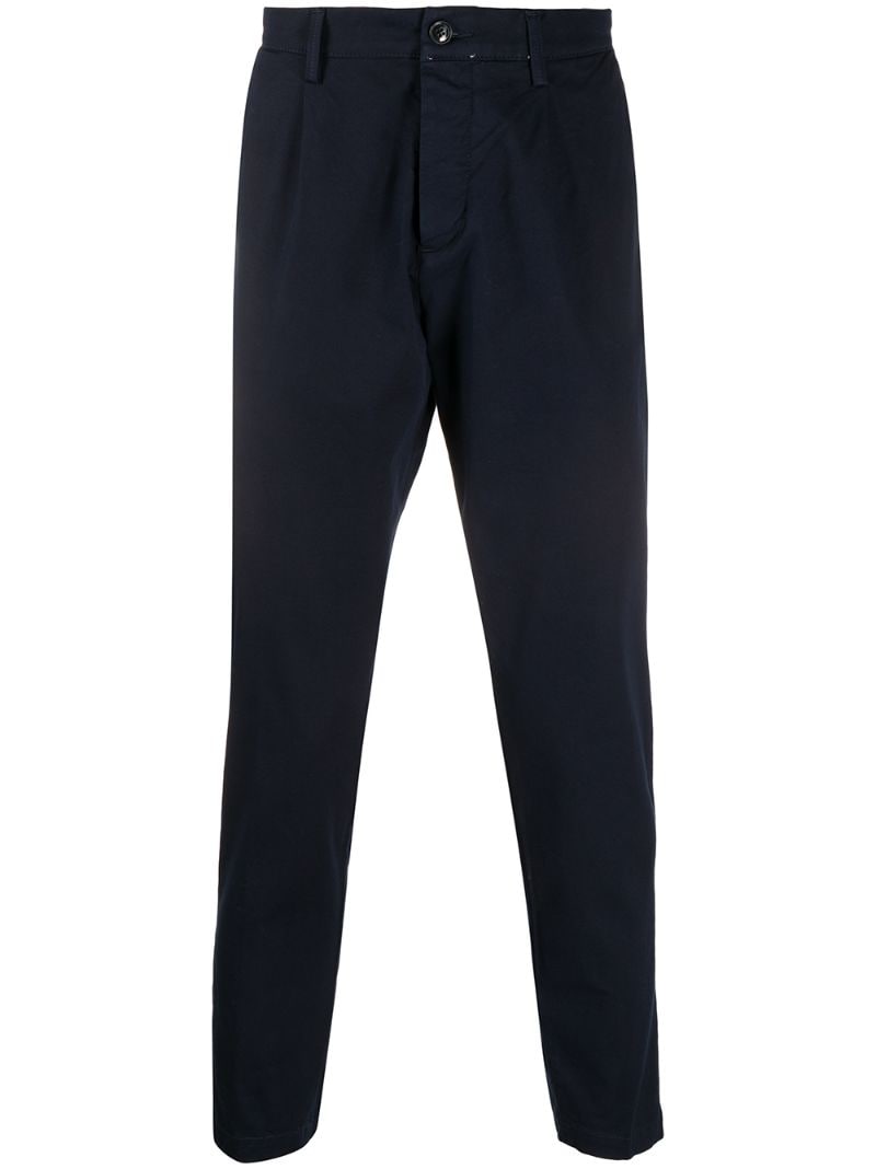 Haikure Tapered Leg Chinos In Blue