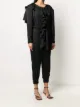 Parlor ruffled detailing jumpsuit