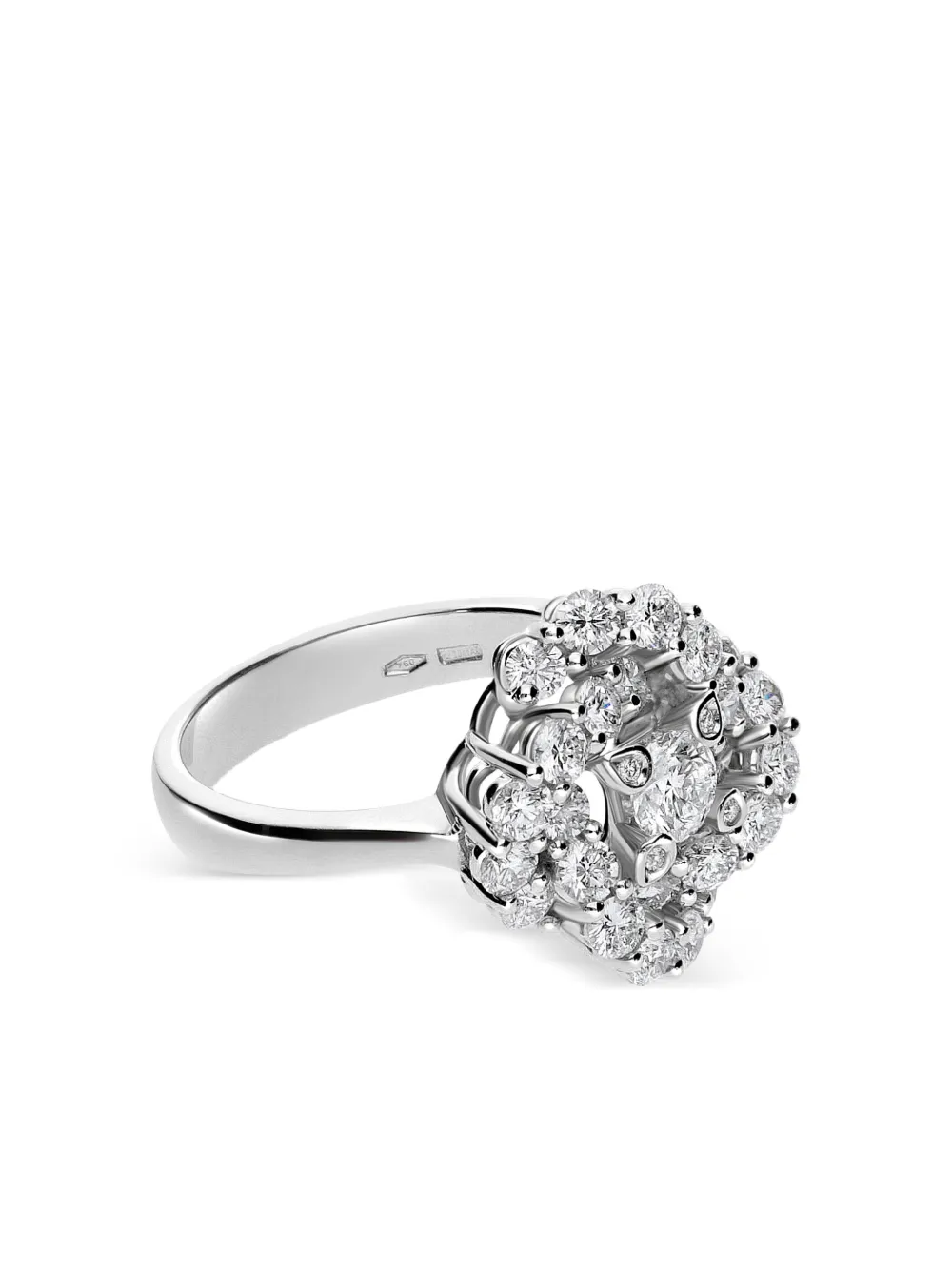 LEO PIZZO 18kt Vortex Weißgoldring mit Diamant | Image 2