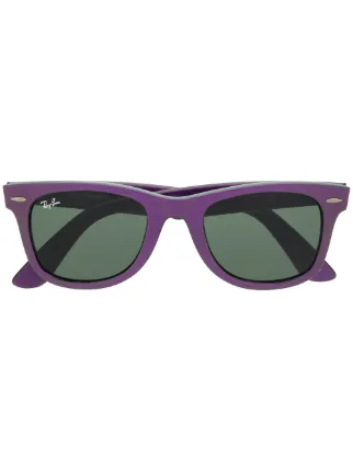 purple ray ban frames
