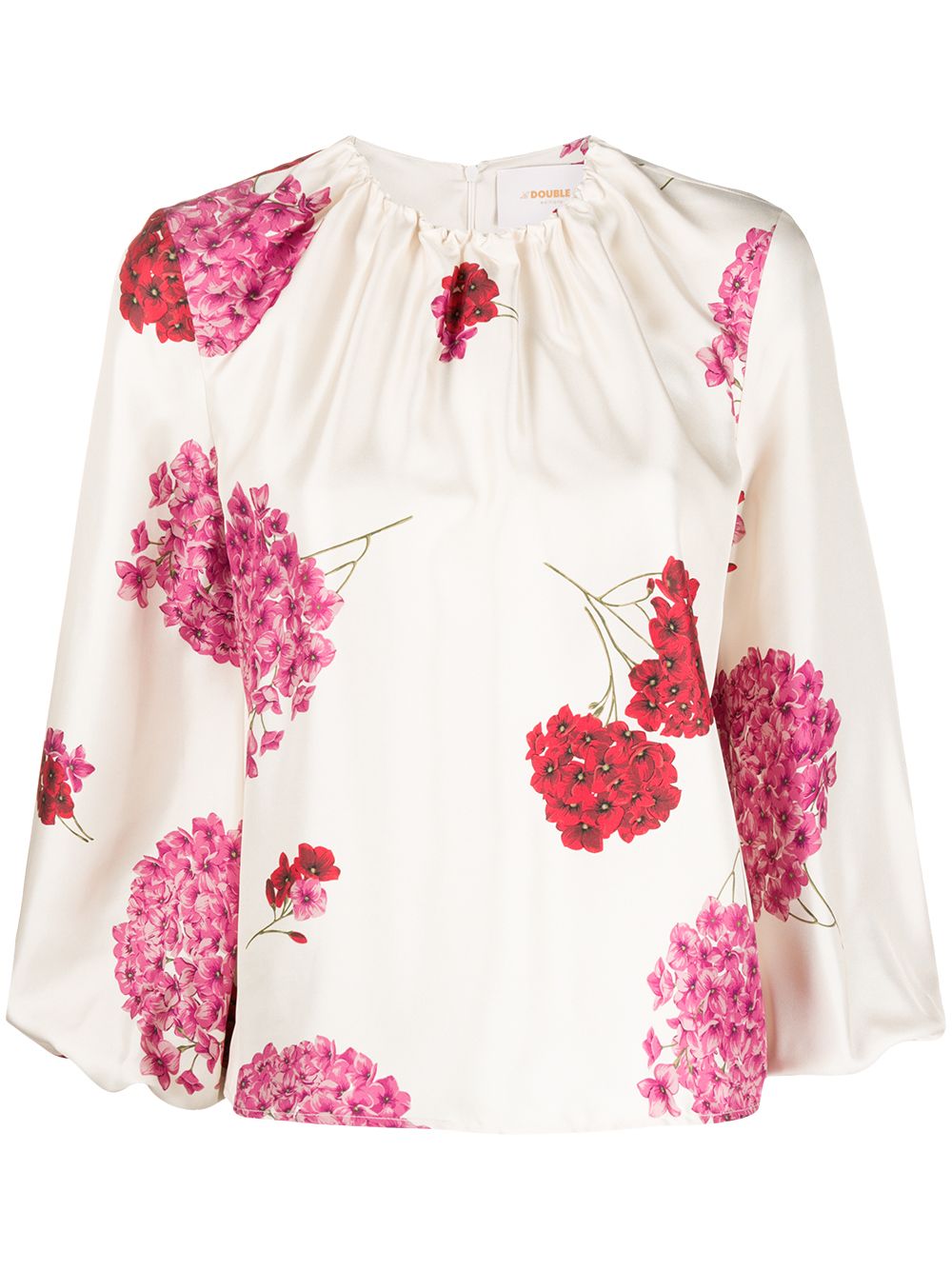 

La DoubleJ Charming floral-print blouse - Neutrals