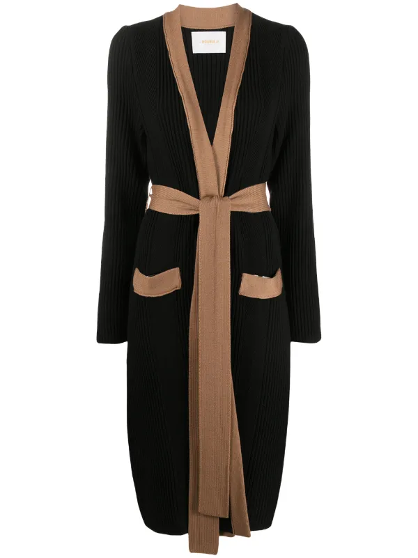 black belted cardigan