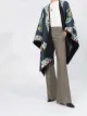Imagem 2 de La Doublej Poncho com estampa Butterfly Blu