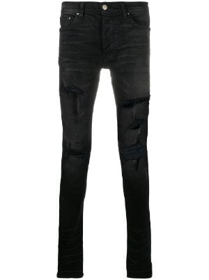 Amiri Denim For Men Designer Jeans Farfetch - black ripped jeans af1 roblox