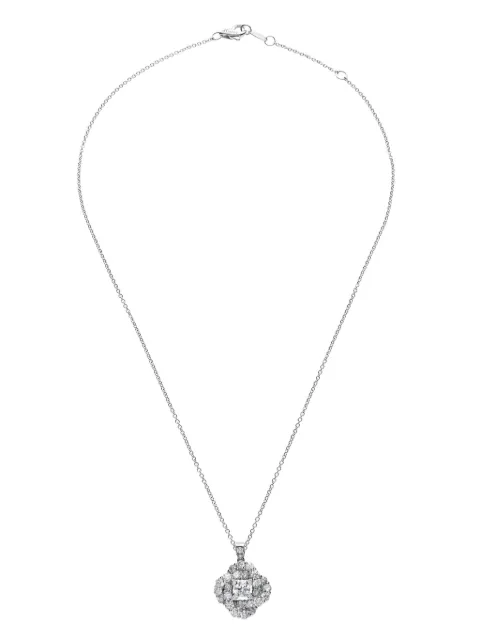 LEO PIZZO collar Vortex en oro blanco de 18kt con dije y diamante