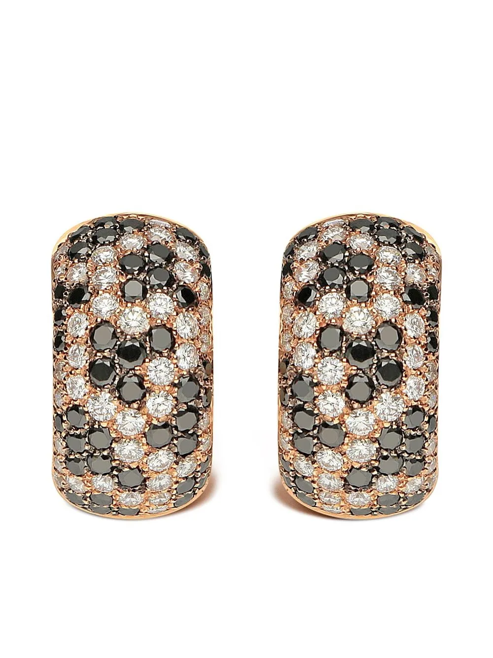 LEO PIZZO 18kt rose gold Leopard diamond earrings