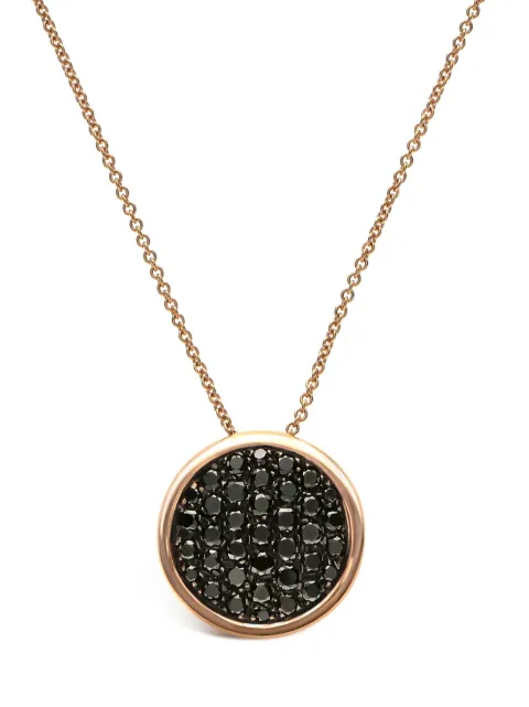 LEO PIZZO collar Coin en oro rosa de 18kt con dije de diamante