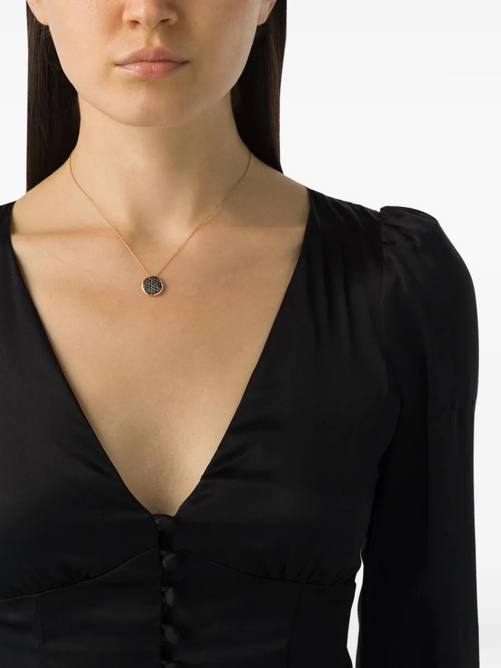  Leo Pizzo 18kt Rotgoldhalskette   Rosa 