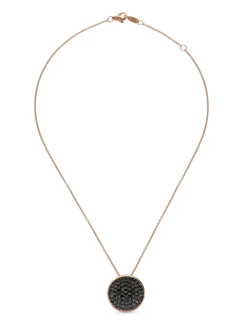 LEO PIZZO 18K rose gold Coin diamond necklace