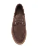 Brunello Cucinelli suede lace loafers