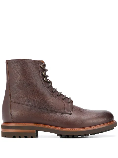 brunello cucinelli shearling boots
