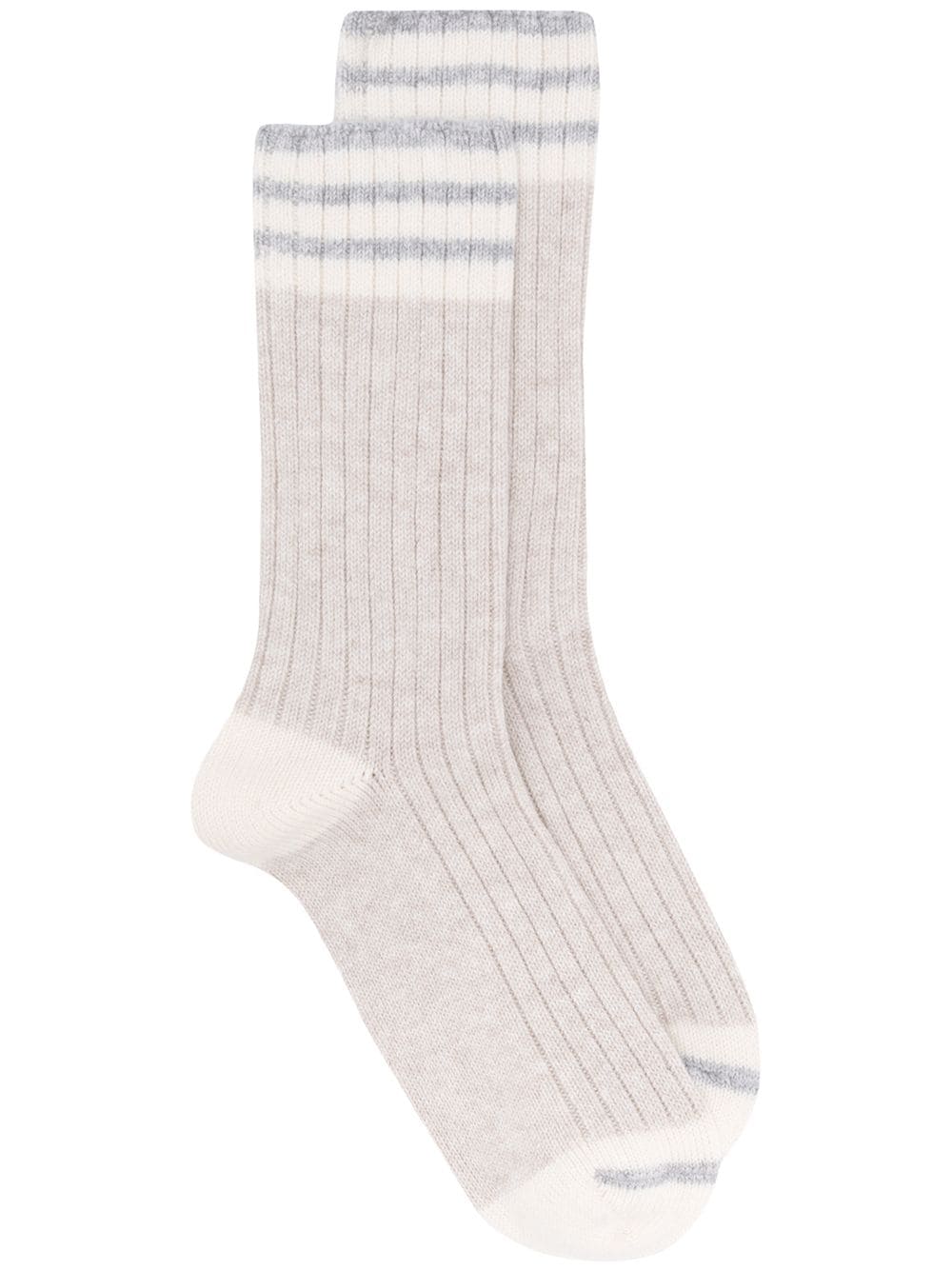 Brunello Cucinelli ribbed-knit Cashmere Socks - Farfetch