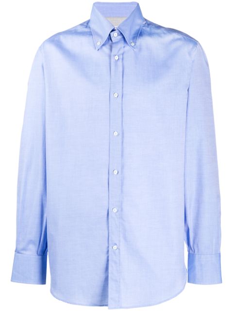 Brunello Cucinelli plain button shirt Men