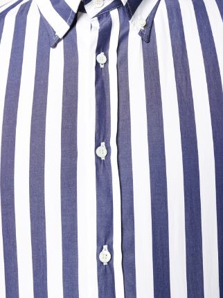 button-down collar striped shirt展示图