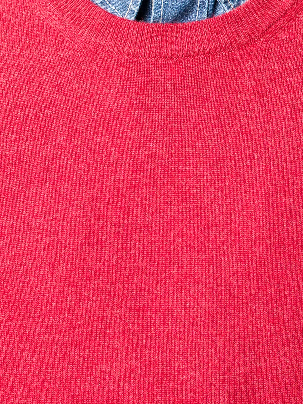 Brunello Cucinelli Rib-trimmed Cashmere Jumper In Red