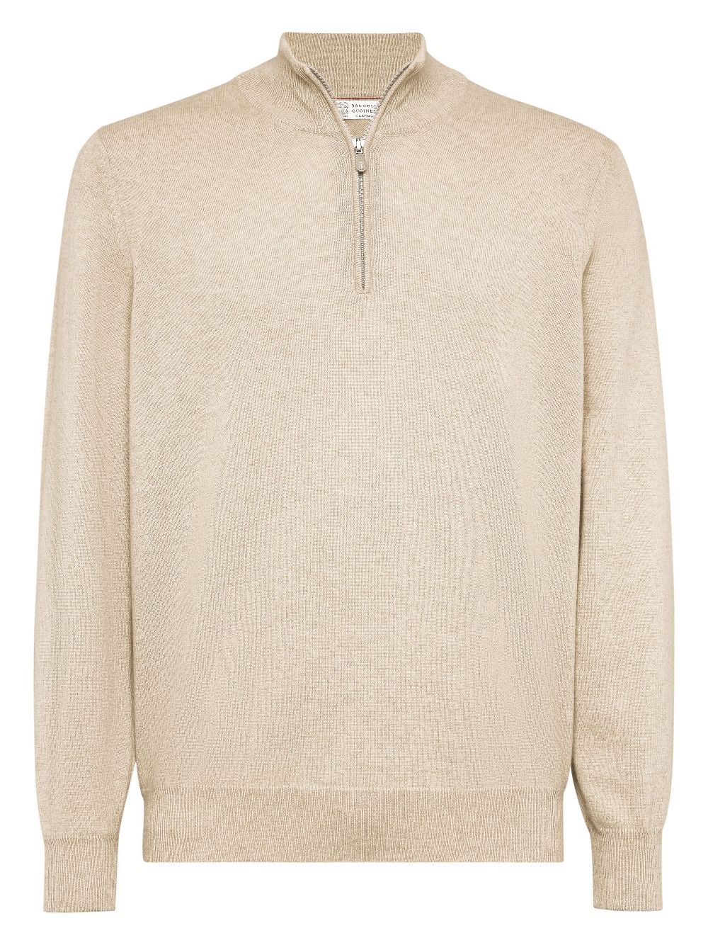 Brunello Cucinelli high neck zip front sweatshirt Men