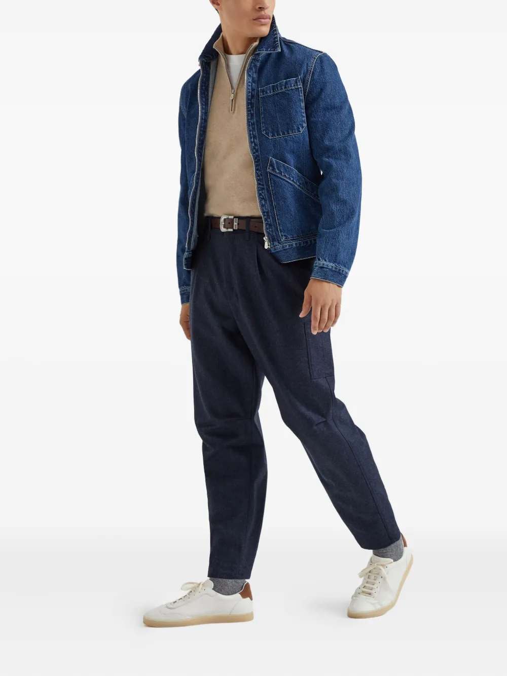 Brunello Cucinelli sudadera con cierre y cuello de tortuga | Sudaderas | Image 2