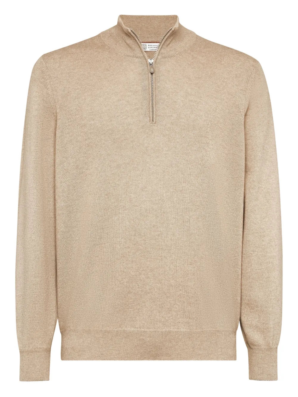 Brunello Cucinelli sudadera con cierre y cuello de tortuga | neutro | Image 1
