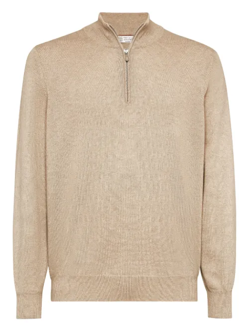 Sweat zippé à col montant - Brunello Cucinelli - Modalova
