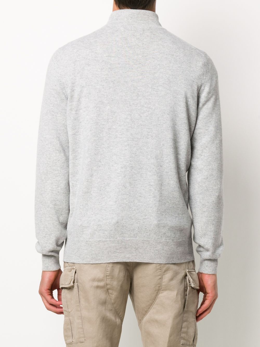 Brunello Cucinelli zip-up cashmere jumper Men