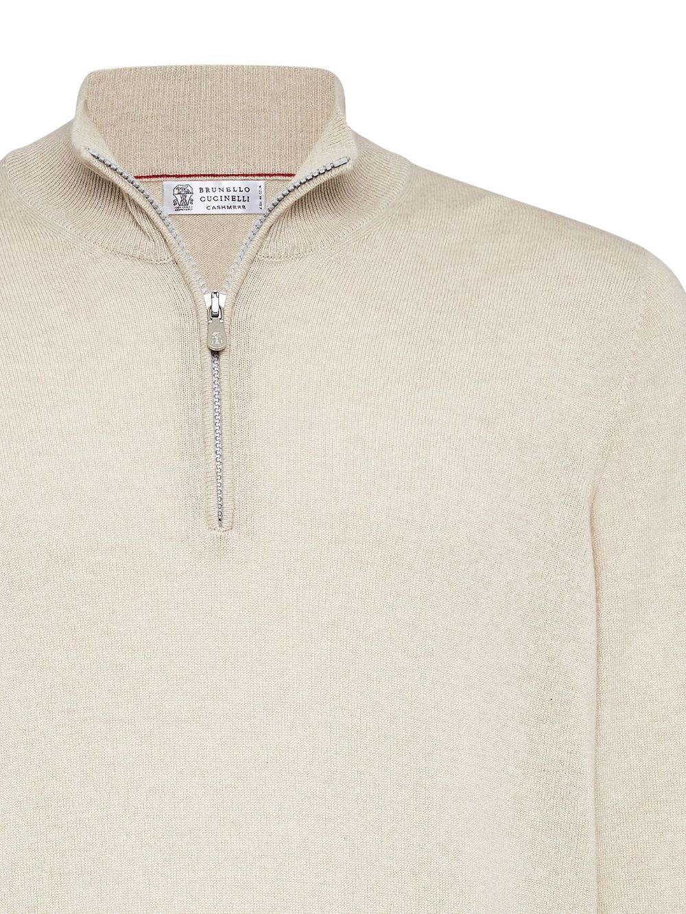 Brunello Cucinelli short-zip knitted jumper Men