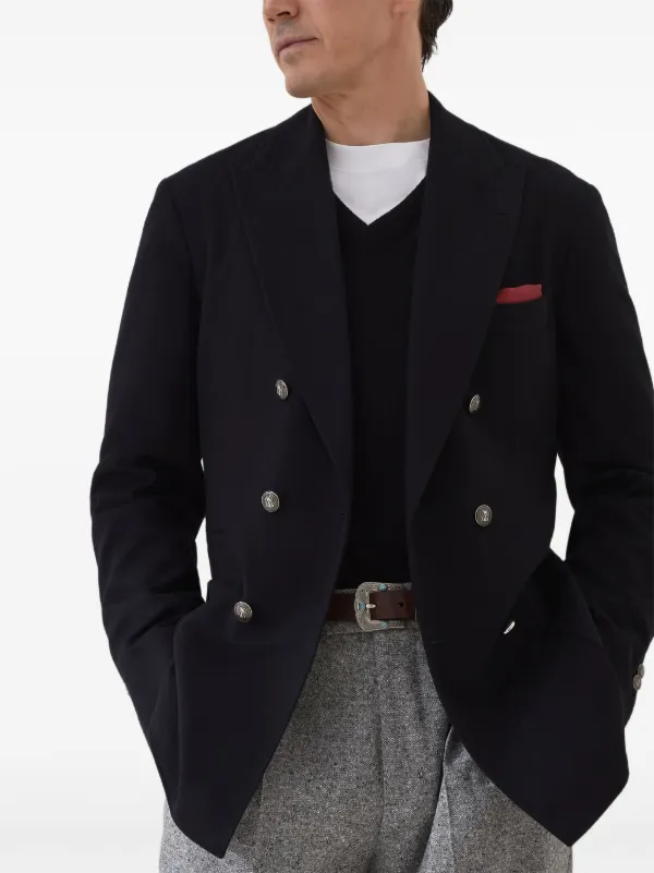 Brunello Cucinelli MZUNAVH328CCP59 関税送料込 Brunello Cucinelli V-neck Cashmere Jumper | Black | FARFETCH BN