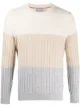 Image 1 of Brunello Cucinelli colour-block cashmere jumper