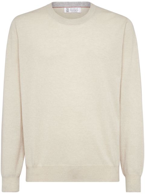 Brunello Cucinelli crew-neck cashmere jumper Men