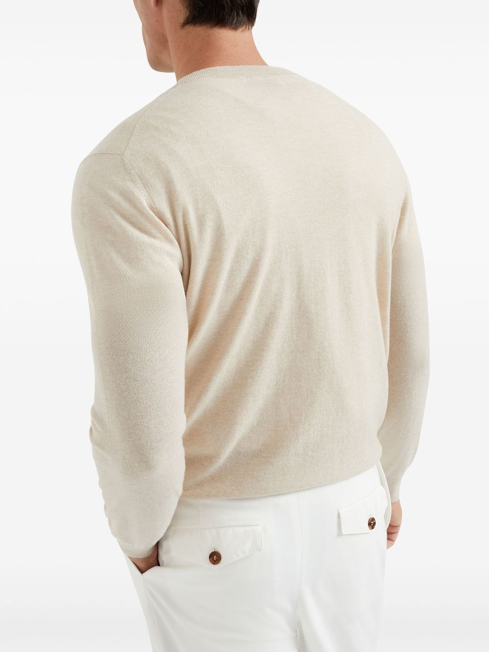 Brunello Cucinelli crew-neck cashmere jumper Men