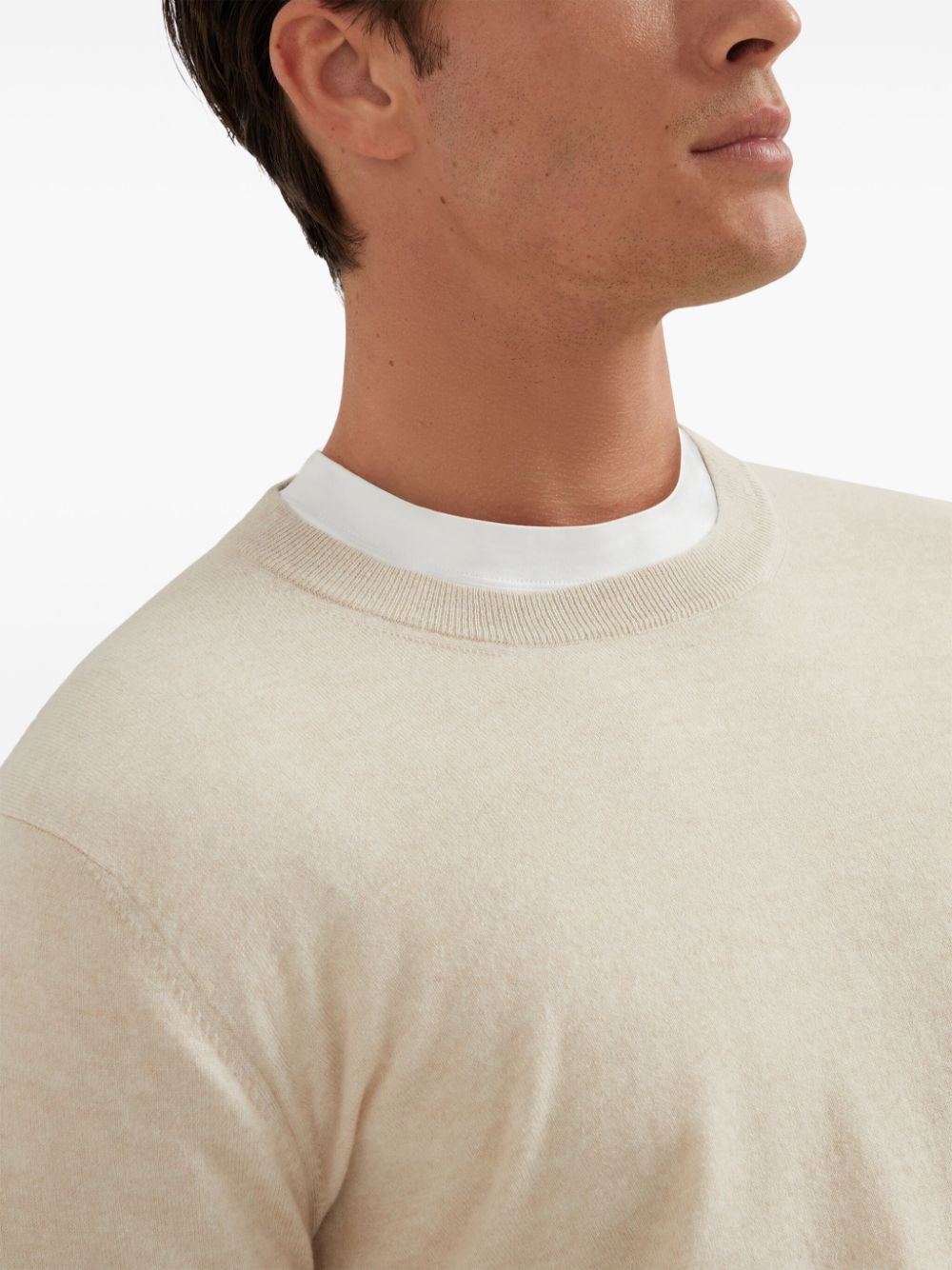 Brunello Cucinelli crew-neck cashmere jumper Men