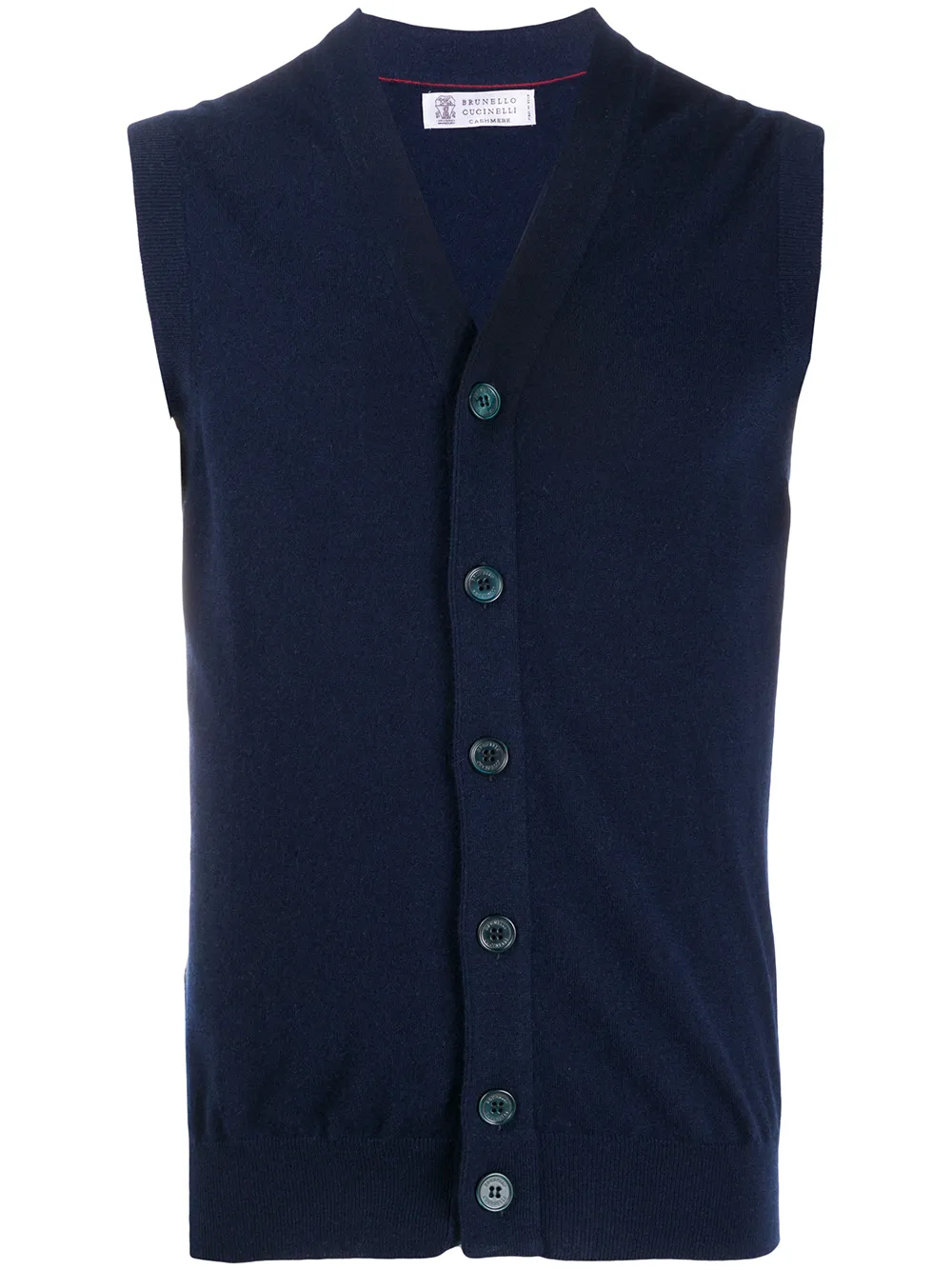 Brunello Cucinelli Mouwloos vest Blauw