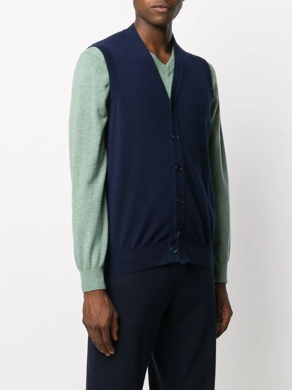 Brunello Cucinelli Mouwloos vest Blauw