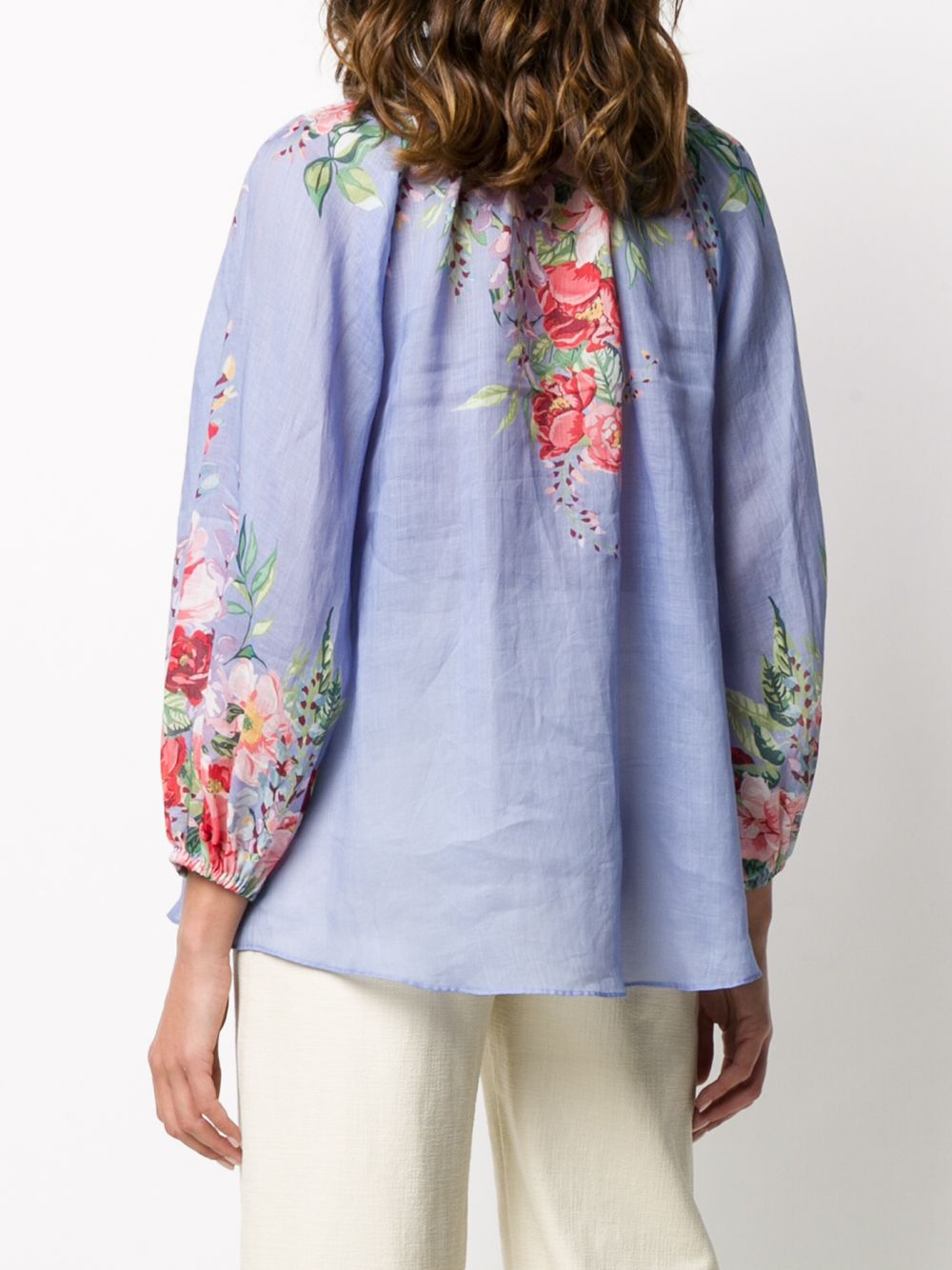 фото Zimmermann bellitude floral-print blouse