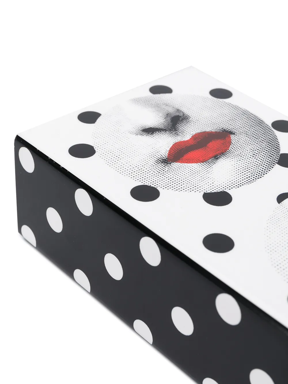 Fornasetti Printed Wooded Box In Black