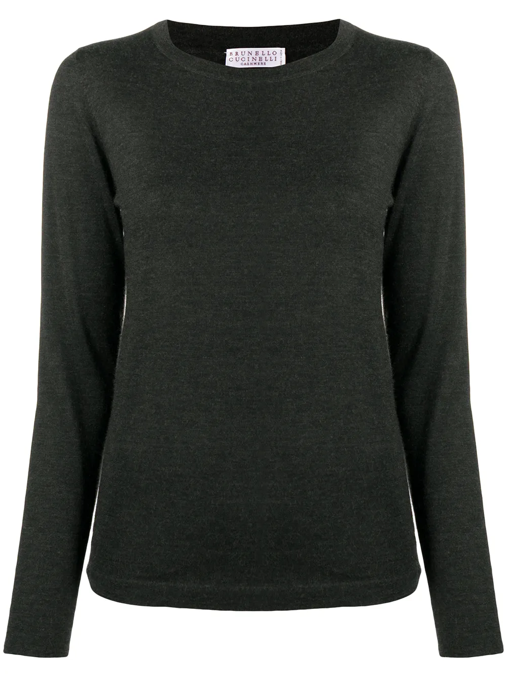 

Brunello Cucinelli crew neck cashmere jumper - Grey