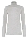 Brunello Cucinelli rollneck fine-knit jumper - Grey