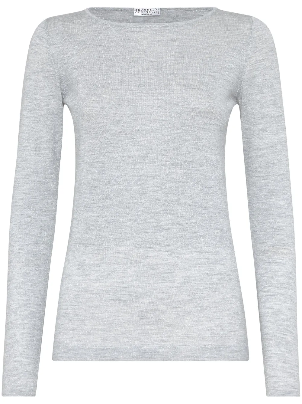 Brunello Cucinelli Fine Knit Jumper In Grey