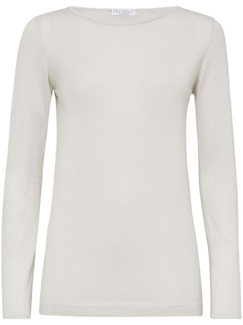 Brunello Cucinelli long-sleeve knit top Women