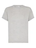 Brunello Cucinelli lurex-knit T-shirt - Grey