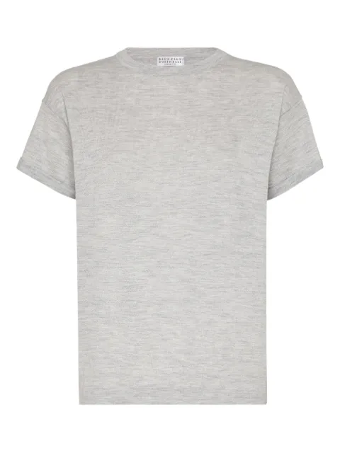 Brunello Cucinelli lurex-knit T-shirt
