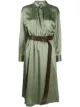 Image 1 of Brunello Cucinelli wrap style shirt dress