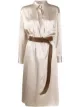 Image 1 of Brunello Cucinelli belted shirt dress