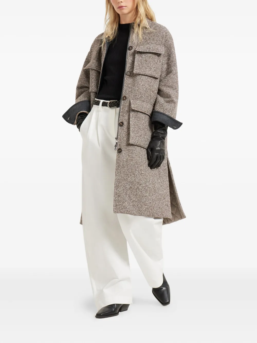 Brunello Cucinelli fine knit jumper | Knitted Sweaters | Image 2