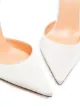 Image 2 of Magda Butrym 105mm satin anklet pumps